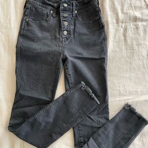 Women's Madewell Black High-Waisted Jeans